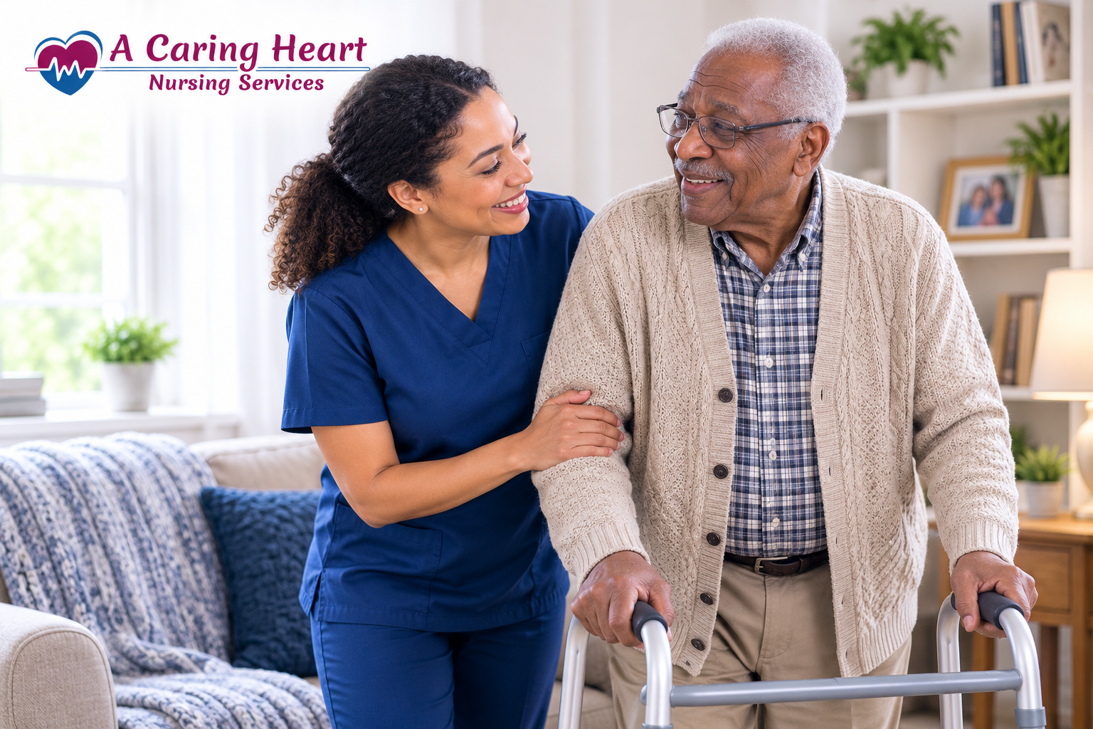 Caring support in a warm home